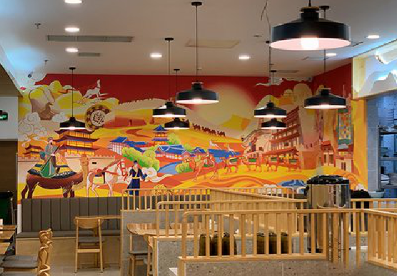 保山商业空间彩绘介绍。