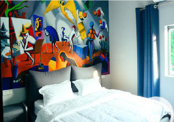 保山对于酒店的墙体彩绘而言更注重哪些方面？