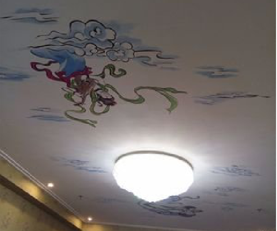 保山如何快速绘制天花板上的手绘墙？