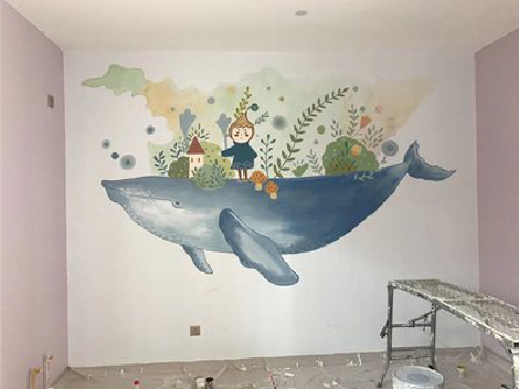 保山手绘墙的特点及优势。